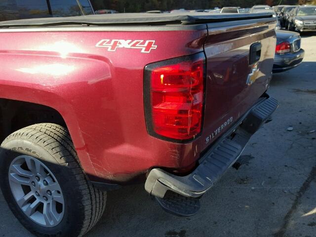 3GCUKSEC2EG504773 - 2014 CHEVROLET SILVERADO RED photo 10