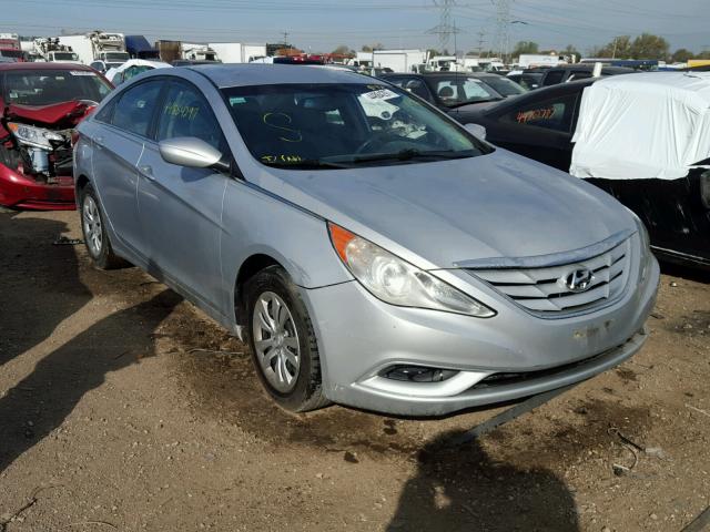 5NPEB4AC3CH335972 - 2012 HYUNDAI SONATA GLS SILVER photo 1