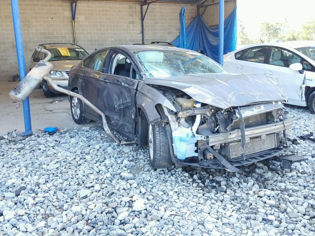 3FA6P0HR5DR269731 - 2013 FORD FUSION SE GRAY photo 1