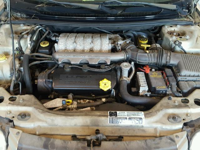 3C3EL55H4YT201220 - 2000 CHRYSLER SEBRING JX GRAY photo 7