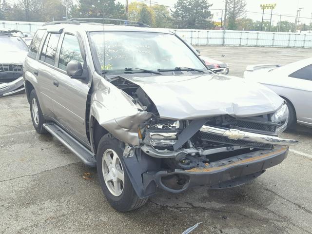 1GNDT13S762142720 - 2006 CHEVROLET TRAILBLAZE GRAY photo 1