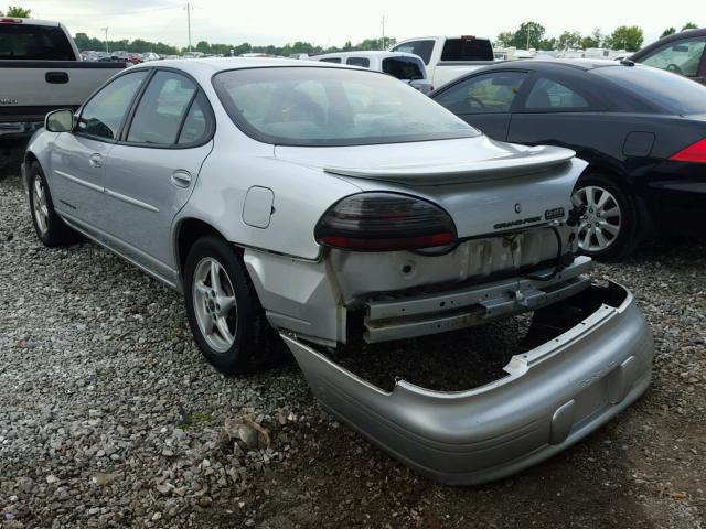 1G2WK52J22F276708 - 2002 PONTIAC GRAND PRIX Сріблястий фото 3