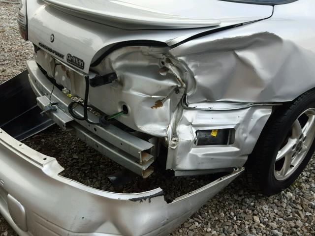 1G2WK52J22F276708 - 2002 PONTIAC GRAND PRIX Сріблястий фото 9