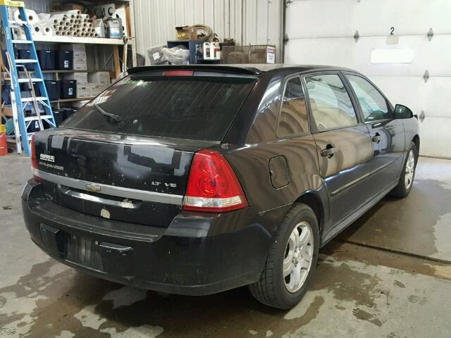 1G1ZU64855F202246 - 2005 CHEVROLET MALIBU MAX 黑色 照片 4