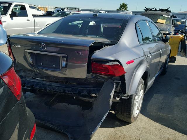 19UUA66235A066863 - 2005 ACURA TL GRAY photo 4