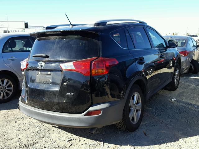 2T3WFREV9EW097025 - 2014 TOYOTA RAV4 XLE BLACK photo 4