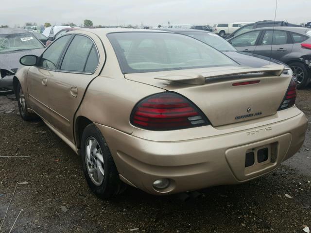 1G2NF52E54C257092 - 2004 PONTIAC GRAND AM S 棕色 照片 3