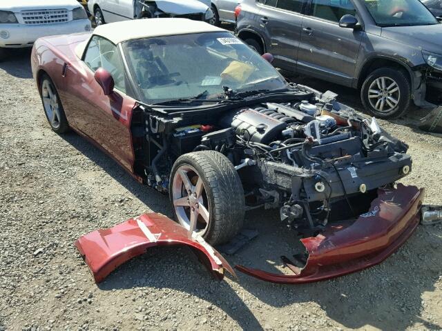 1G1YY36U665108182 - 2006 CHEVROLET CORVETTE RED photo 1