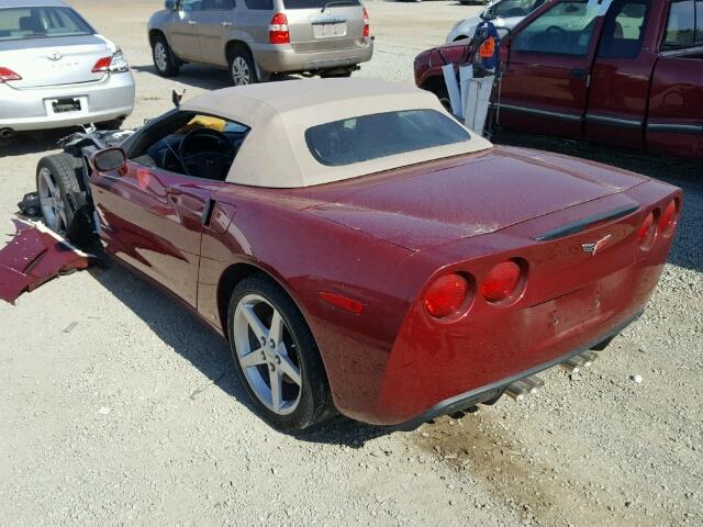 1G1YY36U665108182 - 2006 CHEVROLET CORVETTE RED photo 3