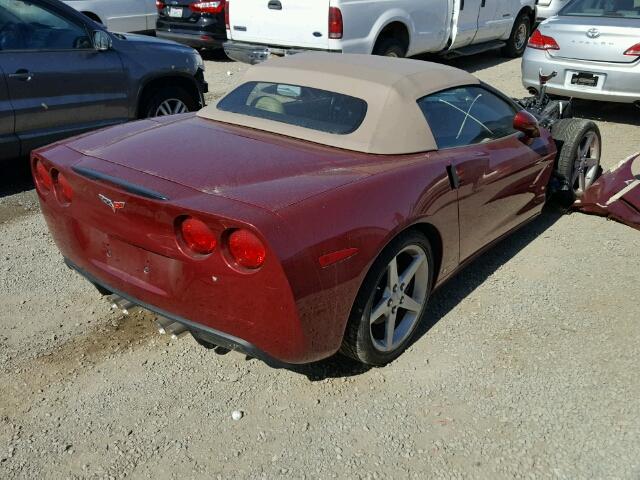 1G1YY36U665108182 - 2006 CHEVROLET CORVETTE RED photo 4