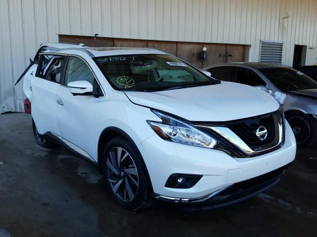 5N1AZ2MH3HN180106 - 2017 NISSAN MURANO WHITE photo 1