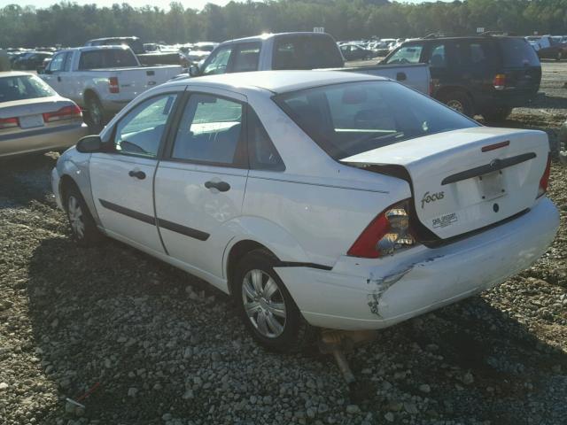 1FAFP33P51W134703 - 2001 FORD FOCUS WHITE photo 3