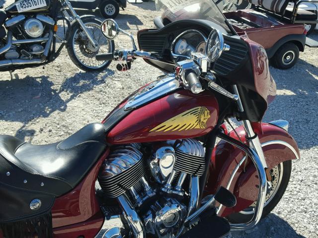 56KTCAAA4E3316647 - 2014 INDIAN MOTORCYCLE CO. CHIEFTAIN RED photo 5