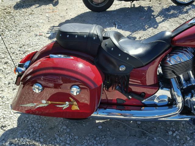 56KTCAAA4E3316647 - 2014 INDIAN MOTORCYCLE CO. CHIEFTAIN RED photo 6