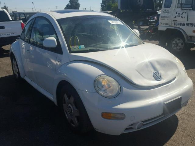 3VWDD21C5YM443552 - 2000 VOLKSWAGEN NEW BEETLE WHITE photo 1