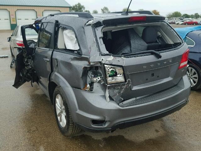 3C4PDCBG9DT568089 - 2013 DODGE JOURNEY GRAY photo 3