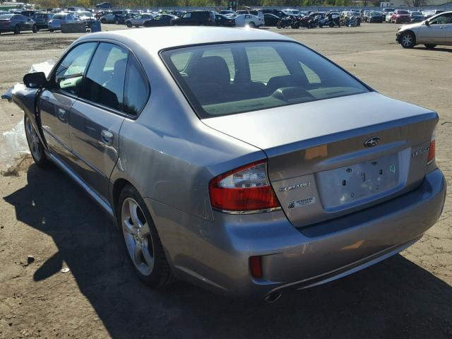 4S3BL616087201812 - 2008 SUBARU LEGACY 2.5 GRAY photo 3