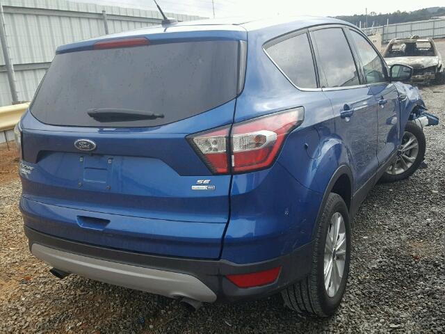1FMCU9GD0HUE21215 - 2017 FORD ESCAPE SE 蓝色 照片 4