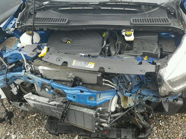 1FMCU9GD0HUE21215 - 2017 FORD ESCAPE SE 蓝色 照片 7