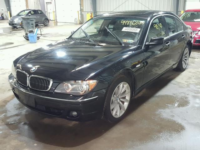 WBAHL83568DT12065 - 2008 BMW 750I BLACK photo 2