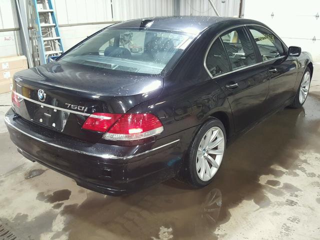 WBAHL83568DT12065 - 2008 BMW 750I BLACK photo 4