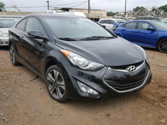 KMHDH6AE3DU016646 - 2013 HYUNDAI ELANTRA CO BLACK photo 1