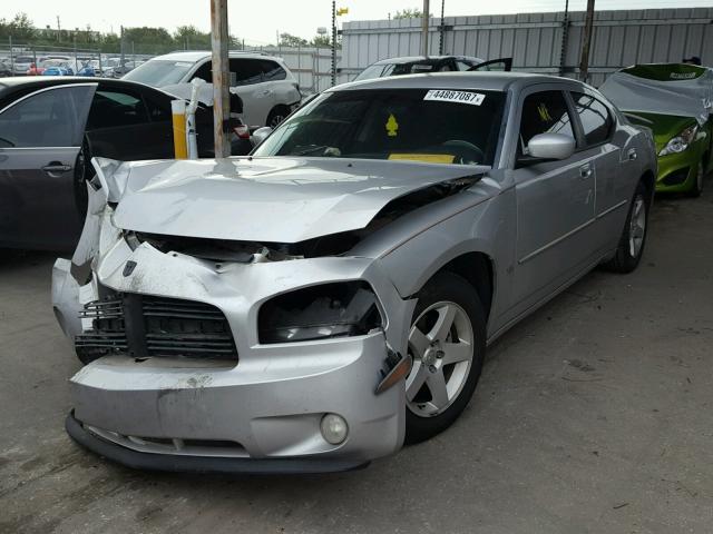 2B3CA3CV2AH196945 - 2010 DODGE CHARGER SX GRAY photo 2