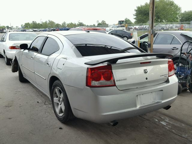 2B3CA3CV2AH196945 - 2010 DODGE CHARGER SX GRAY photo 3