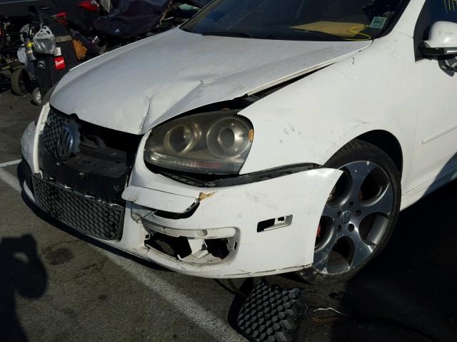 WVWHV71K57W117786 - 2007 VOLKSWAGEN NEW GTI WHITE photo 9