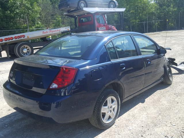 1G8AJ55F97Z182597 - 2007 SATURN ION LEVEL BLUE photo 4