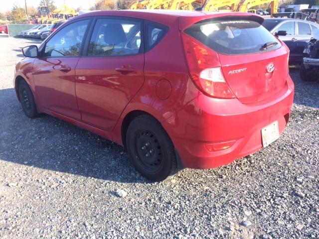 KMHCT5AE3CU037239 - 2012 HYUNDAI ACCENT GLS RED photo 3