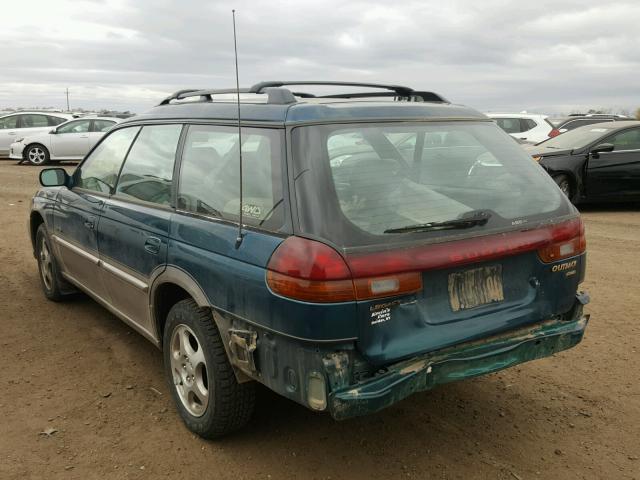 4S3BG6857X7646080 - 1999 SUBARU LEGACY GREEN photo 3