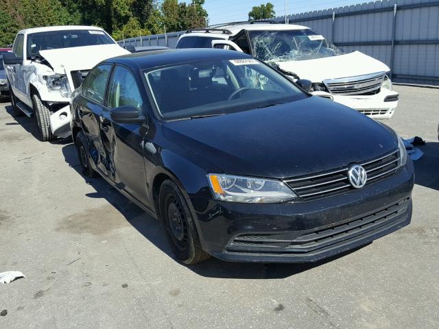 3VW167AJ0GM385308 - 2016 VOLKSWAGEN JETTA S BLACK photo 1