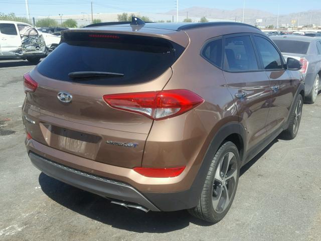 KM8J33A27GU043925 - 2016 HYUNDAI TUCSON LIM BROWN photo 4