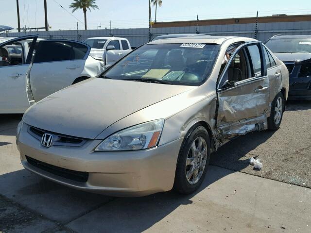 1HGCM665X5A042296 - 2005 HONDA ACCORD EX GOLD photo 2