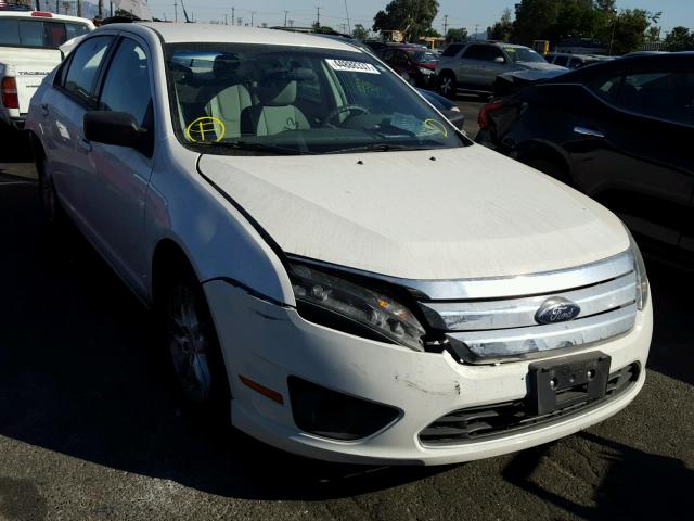 3FAHP0GA2CR340662 - 2012 FORD FUSION WHITE photo 1