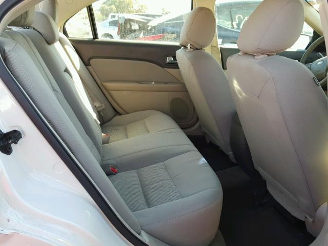 3FAHP0GA2CR340662 - 2012 FORD FUSION WHITE photo 6