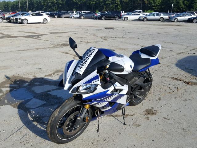 JYARJ16E0EA030545 - 2014 YAMAHA YZFR6 BLUE photo 2