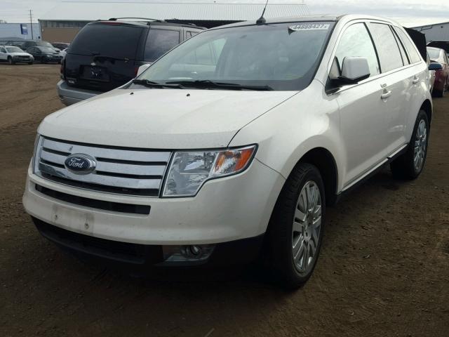 2FMDK39C58BA33138 - 2008 FORD EDGE LIMIT WHITE photo 2