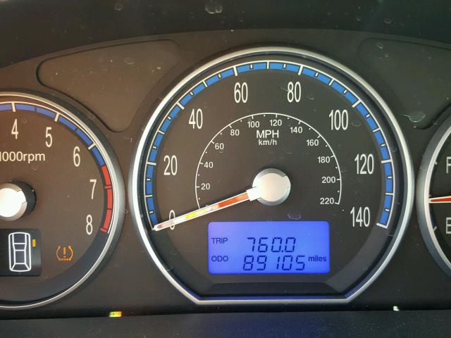 5NMSH73E48H130697 - 2008 HYUNDAI SANTA FE S 黑色 照片 8