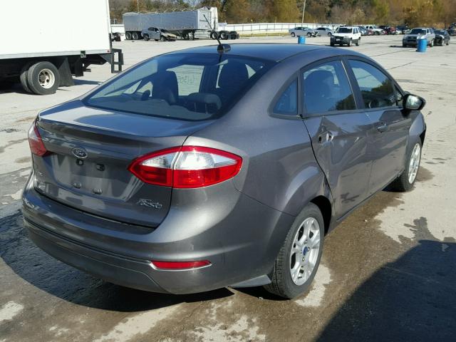 3FADP4BJ3EM110822 - 2014 FORD FIESTA SE GRAY photo 4