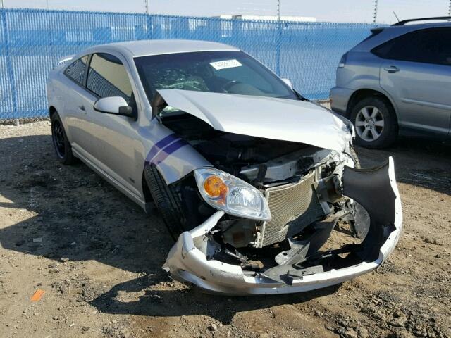 1G1AM15B077417377 - 2007 CHEVROLET COBALT SS SILVER photo 1