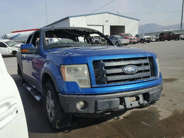 1FTPW14V59KA74038 - 2009 FORD F150 SUPER BLUE photo 1