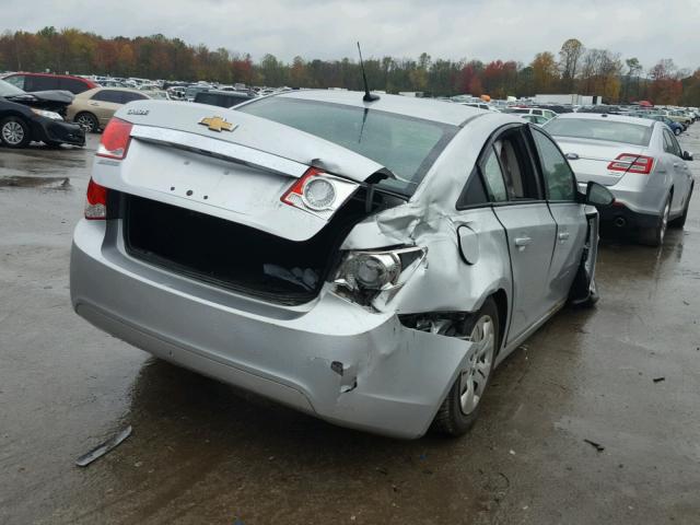 1G1PA5SG0D7312487 - 2013 CHEVROLET CRUZE LS SILVER photo 4