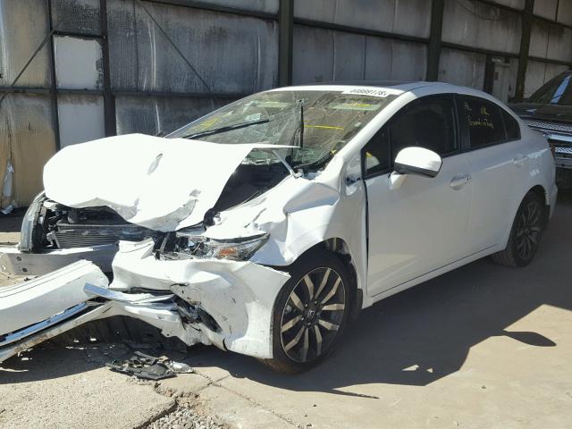 19XFB2F92FE047228 - 2015 HONDA CIVIC EXL 白色 照片 2