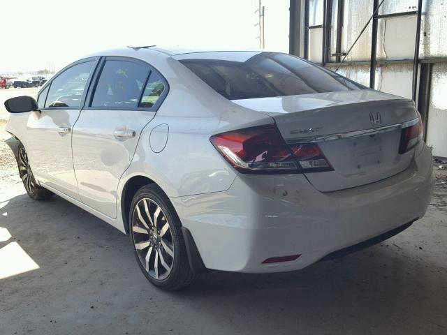 19XFB2F92FE047228 - 2015 HONDA CIVIC EXL 白色 照片 3