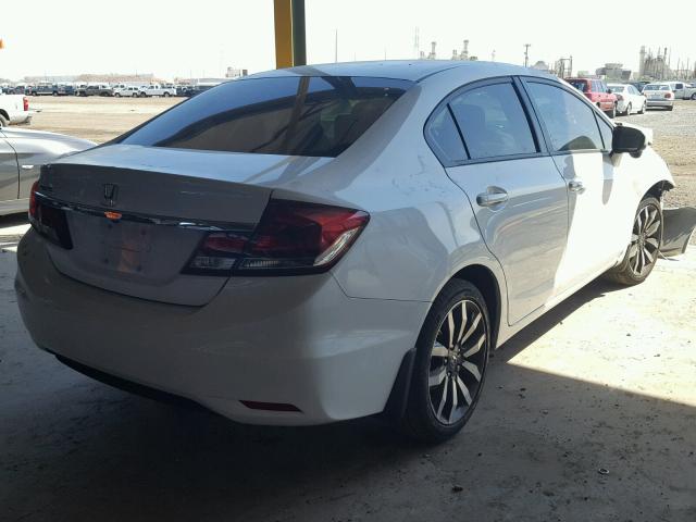 19XFB2F92FE047228 - 2015 HONDA CIVIC EXL 白色 照片 4