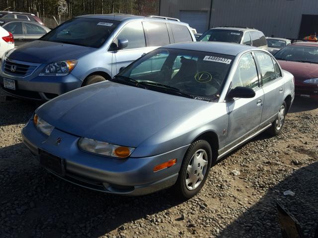 1G8ZH52842Z277209 - 2002 SATURN SL1 BLUE photo 2