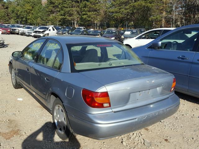 1G8ZH52842Z277209 - 2002 SATURN SL1 BLUE photo 3