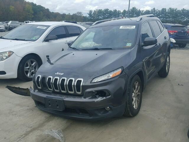 1C4PJMCS5FW599533 - 2015 JEEP CHEROKEE L GRAY photo 2